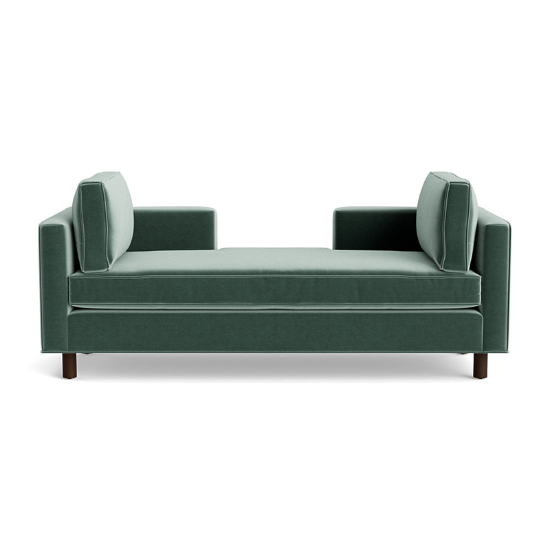 Salon de chasse au fini bois, Performance Velvet - Jade, Sienna