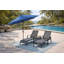 Parasol de marché inclinable 9 pi. Aluminium-1390892829