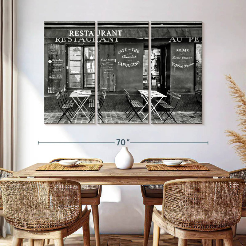 Café Sirci Montmartre, H 24 po x l 38 po