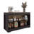 Open Storage Kitchen Island With Spacious Top And Shelves, Perfect For Modern And Compact Kitchens-1508472059