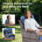 Abbey 3-Piece Patio Swivel Glider Chair Set With Side Table, 6-Inch Ultra-Plush Cushions & Water-Resistant Olefin Fabric-160804728-160804730