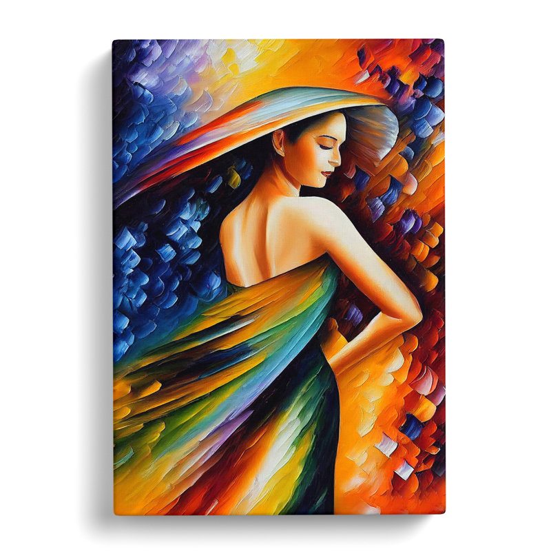 Portrait Of A Woman No.2 - Wrapped Canvas Print, 50cm H x 35cm W x 3cm D