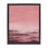 "Pink Ocean Ripples", art mural encadré par Grace Popp