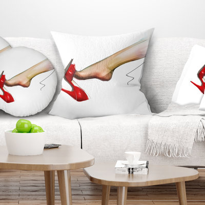 Abstract Reversible Throw Pillow