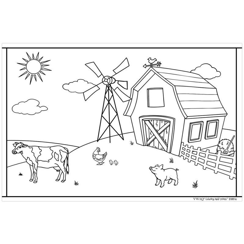 Décalcomanie pour tableau blanc à effacement sec, 16 po x 24 po