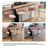 Ginko Modern Adjustable Bar Stools, Swivel Counter Stools with Upholstered Seat, Backrest, Footrest and Metal Frame for Kitchen and Home Bar -879564330-898201623-935555700