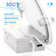 6'' Selectable Color Temperature Dimmable Air-Tight IC Rated LED Canless Recessed Lighting Kit