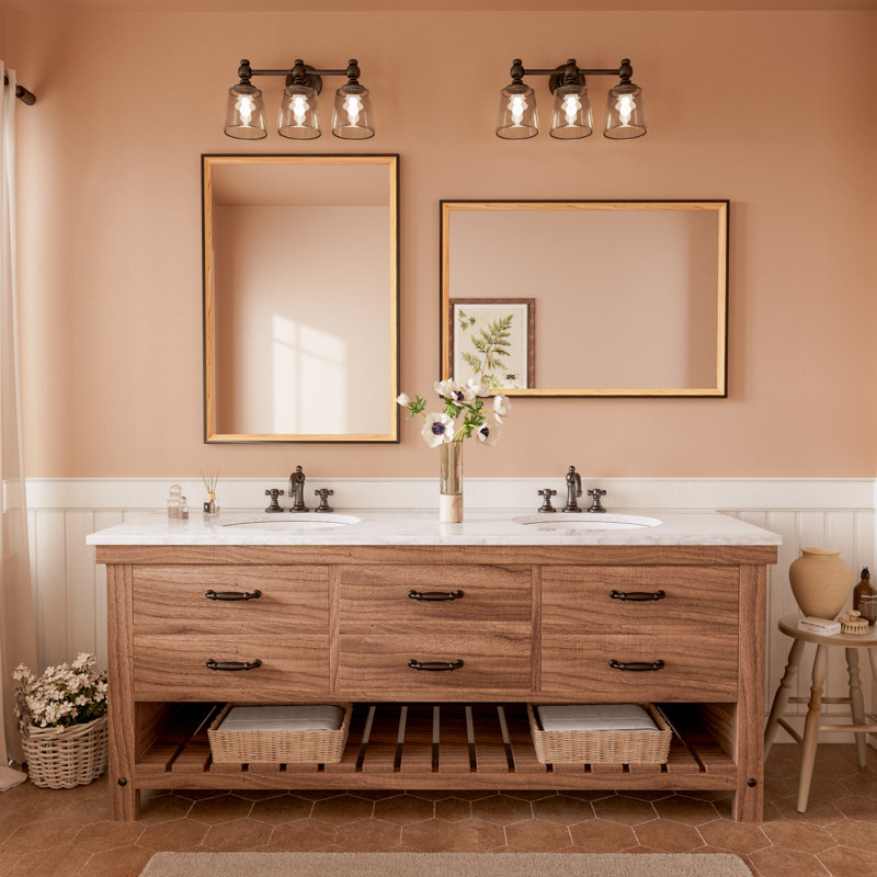Ascuaga Glass Rectangle Wall Mirror, 24" x 36"