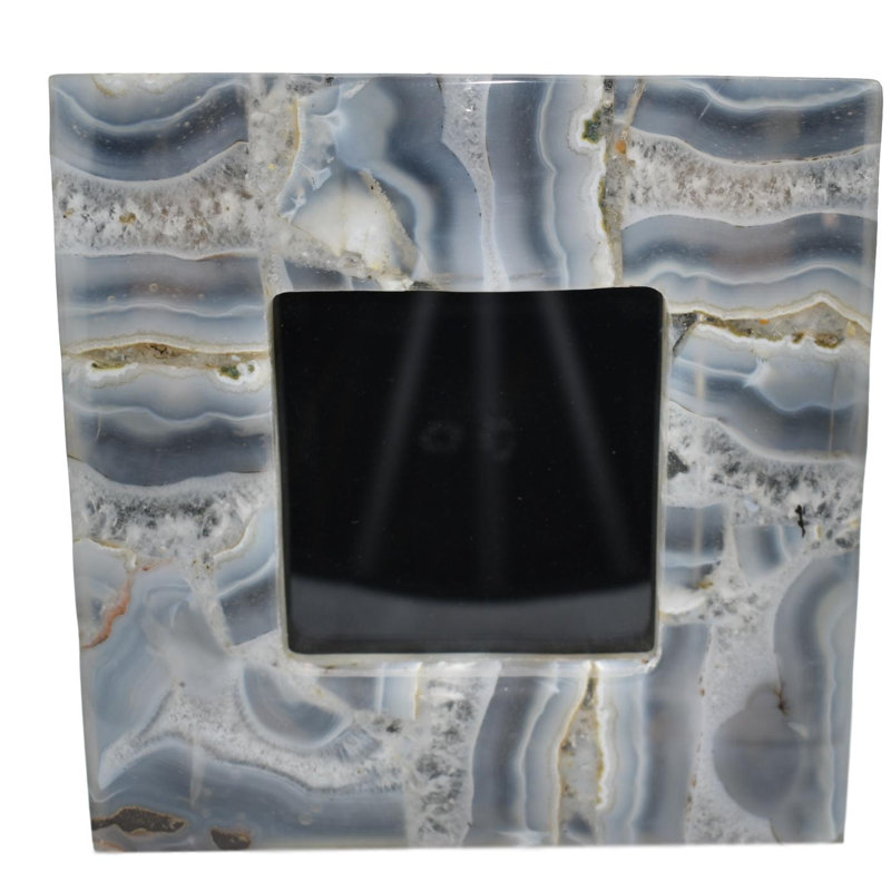 Grey Stone Embossed Picture Frame, 6.5" x 4.5"