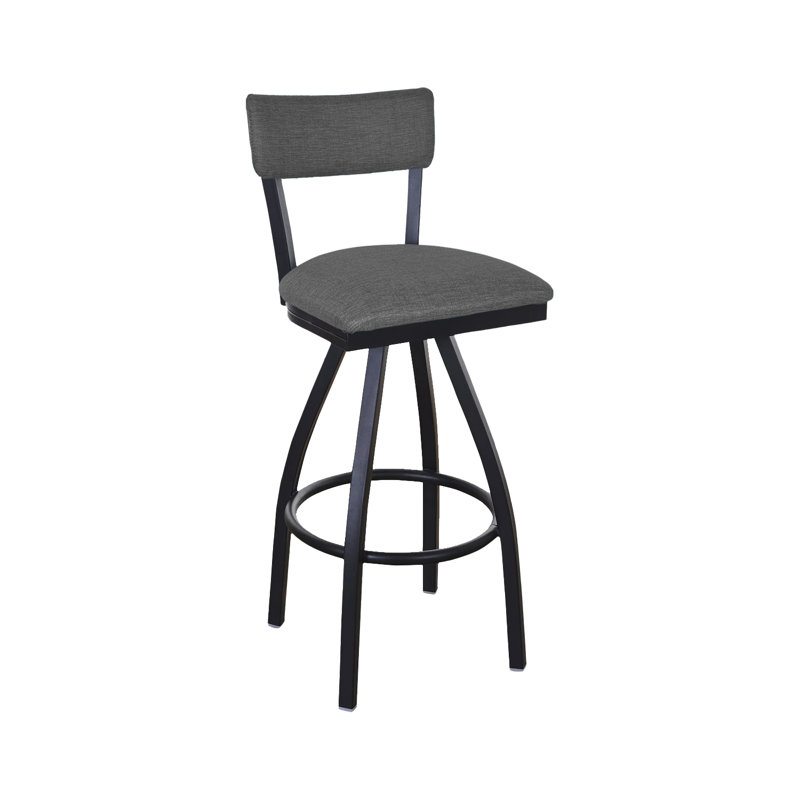 Tabouret de bar pivotant 30,5 po Bristol, Gris