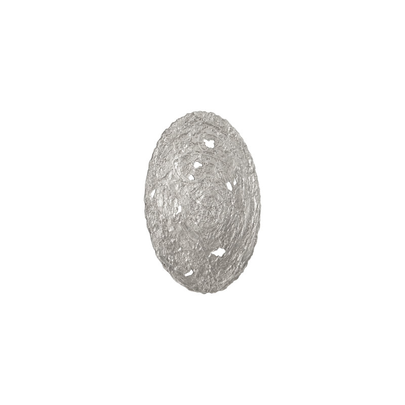 Molten Wall Décor, Silver