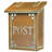Pasadena Brass Wall Mounted Mailbox-32459876-32255751
