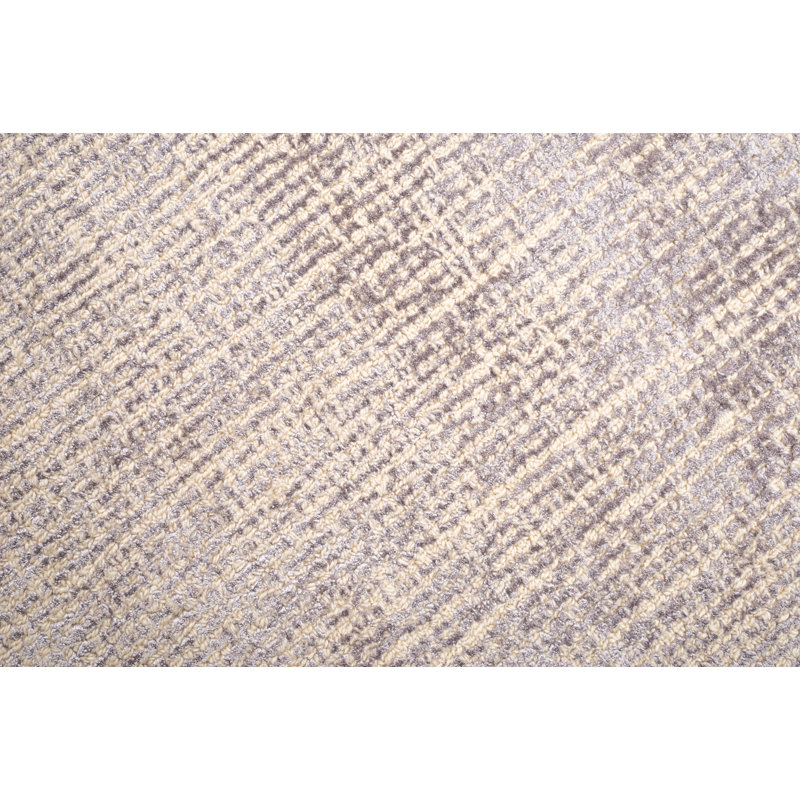 Round 140 cm x 140 cm Wool and Viscose Hand Woven Area Rug