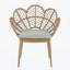Chaise d'extérieur en osier, ensemble de 2