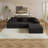Convertible Modular Sectional Sofa Set Popular Compression Sofa-1185549605