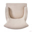 Chaise avec accoudoirs en tissu ARM CHAIR