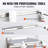 8.6" X 30" Stainless Steel Shelf, Wall Mounted Floating Shelving With Backsplash, 44 Lbs Load Capacity Commercial Shelves