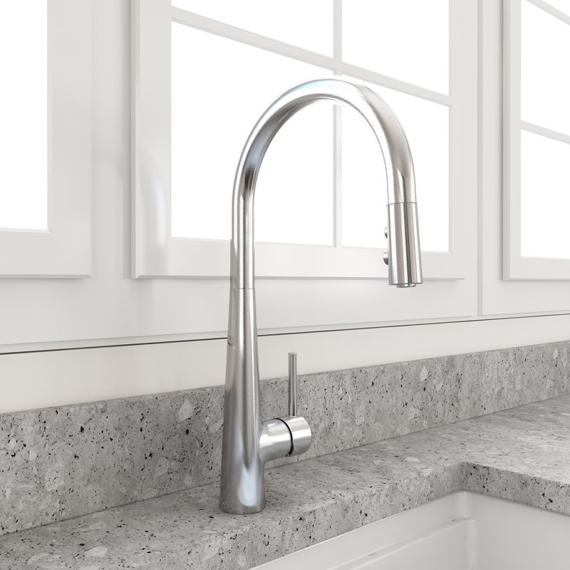 Lugano 2.0 Pull-Down Kitchen Faucet, Stainless Steel
