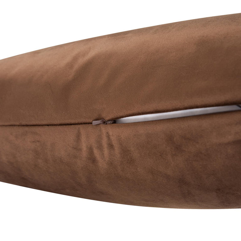 Oreiller 14 x 22 Bella - Insert, Polyester, Chocolat