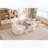 Boneless Curved Loveseat with 3 Pillows-324150824