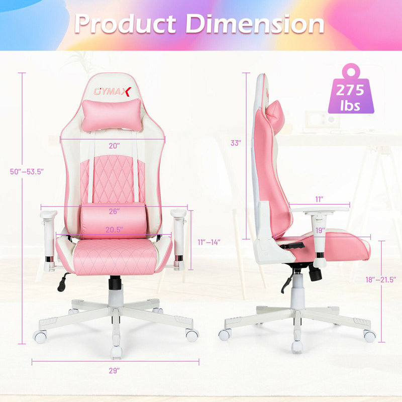 Fauteuil inclinable, ergonomique et inclinable en similicuir Inbox Zero