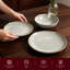 Service de table 12 pièces en grès HomeVSS Highland Organic Shape, pour 4 personnes-134241699