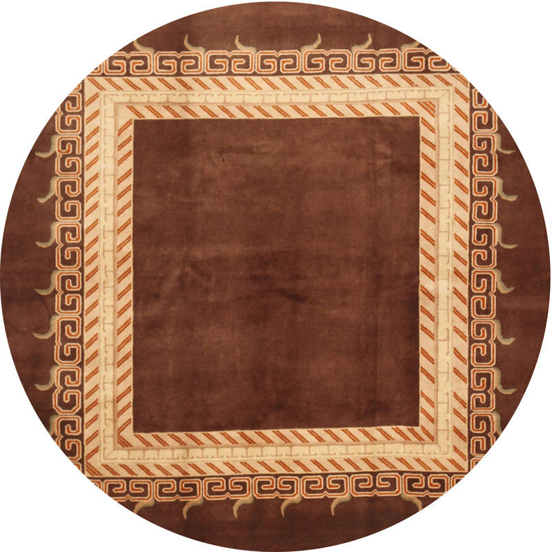 Oriental Indoor Rug, Round 3'