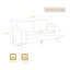 Canapé modulaire Basic, canapé modulaire deux places, canapé en velours côtelé-1043822587