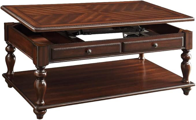  Table basse à plateau relevable Traditional