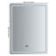 Miroir de salle de bain mural lumineux 23,62 x 31,5 po, antibuée, DEL et commandes tactiles, idéal pour les salles de bain d'hôtels et d'appartements.-1276929338