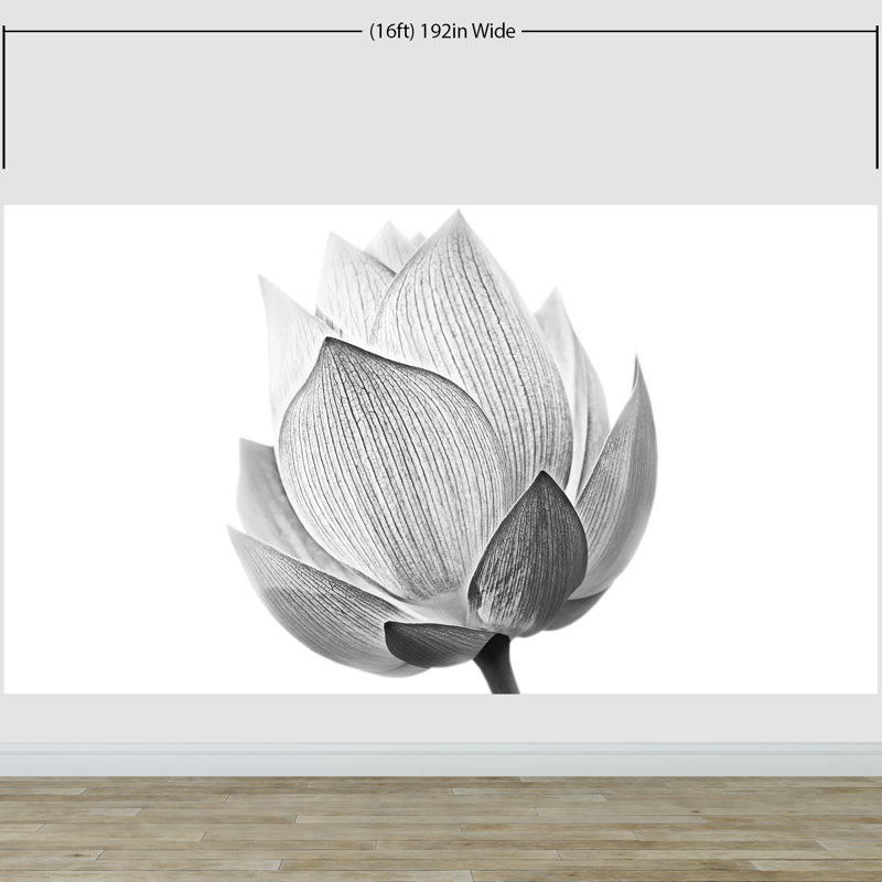 Murale Hao Lotus, l 192 po x L 108 po
