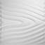 Panneau mural 3D 19,625 "x 19,625" en blanc (paquet de 20)