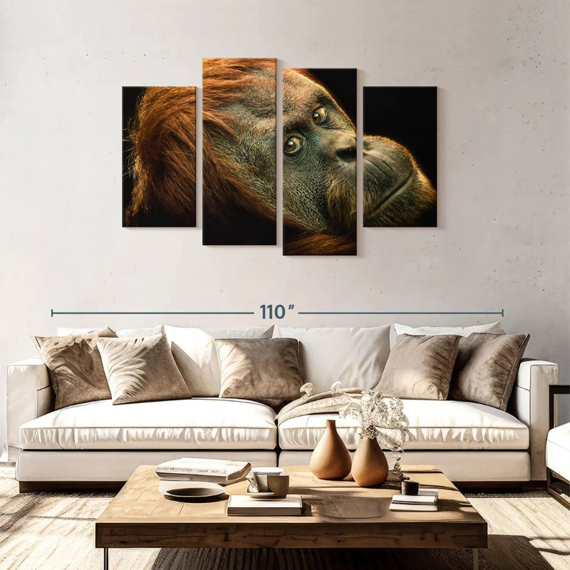 Brampt Dramatic Orangutan, 48"H x 75"W