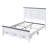 Farmhouse Platform Bedframe, Wood Bed Frame With 52" Tall Headboard-2119711909-2119711907