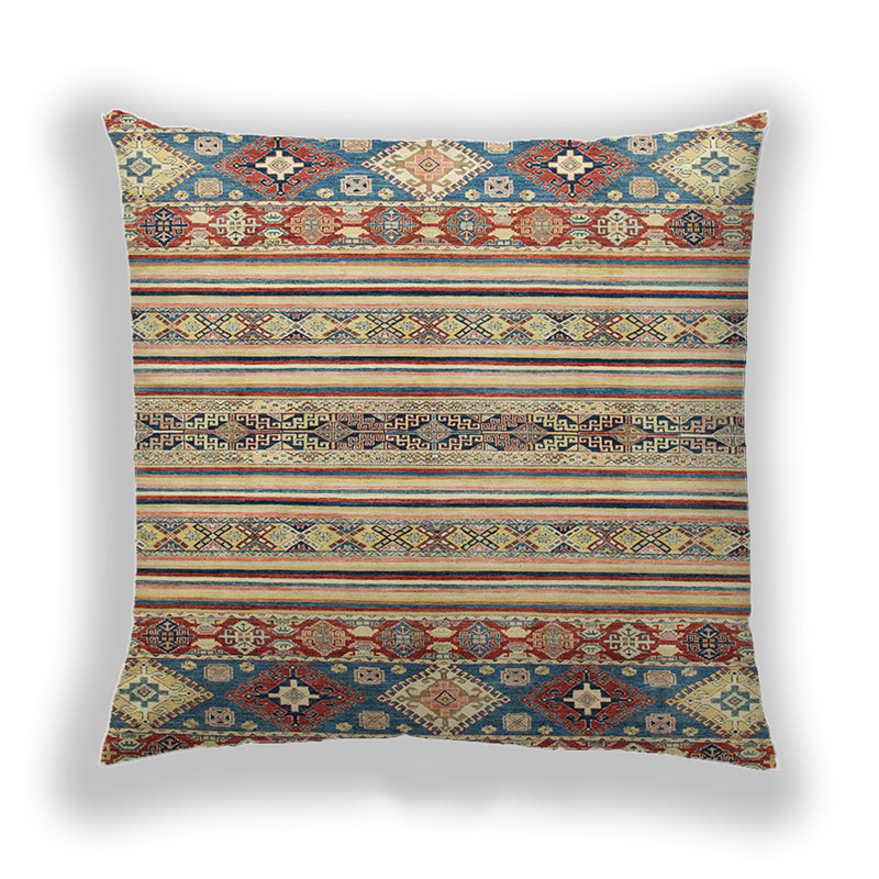 Housse et insert de coussin carré Egide, Microsuède