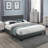 Chenevert Vegan Leather Platform Bed-940773815-940773810