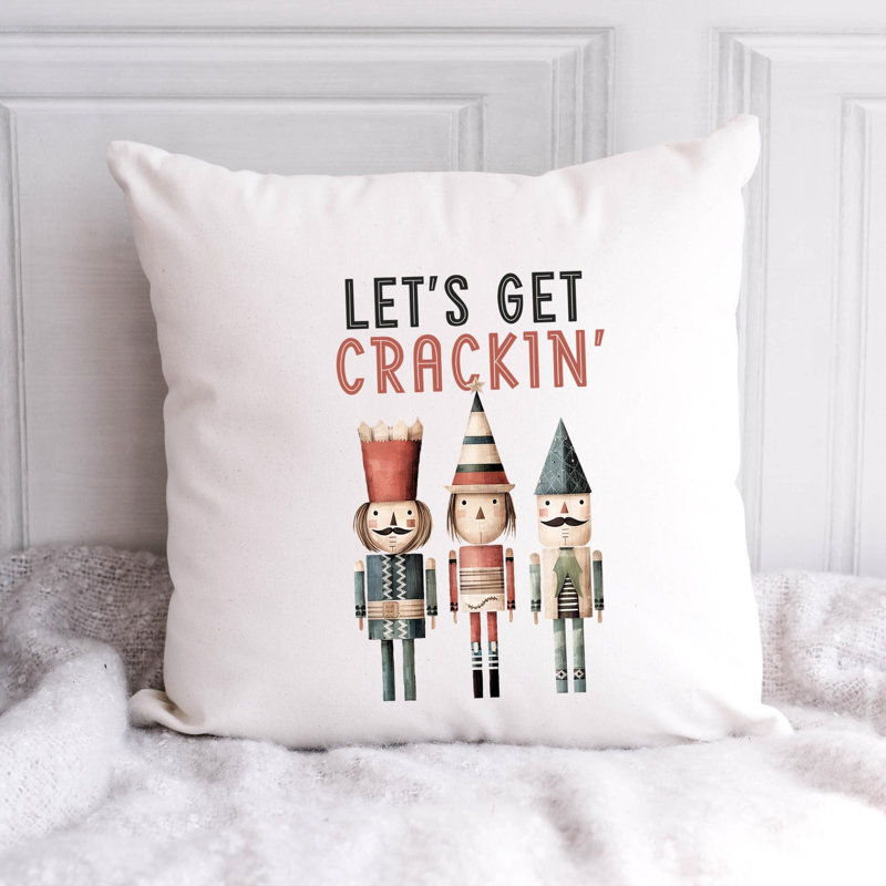 Coussin décoratif en polyester 04_CozyChristmas, 14 po x 14 po