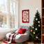 Étoile de Noël, ensemble de 3 impressions sur toile-603303237