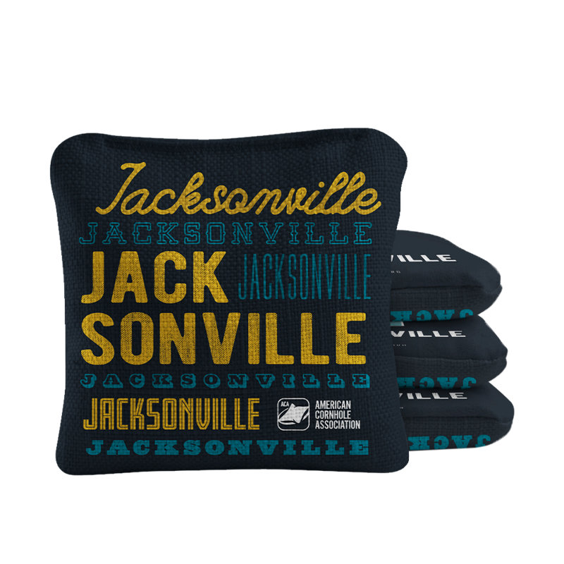 Jacksonville Football - sacs Gornay Synergy Pro Cornhole, Noir
