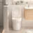 Compact Toilet 1.28 GPF Round Comfort Height Floor Mounted One-Piece Toilet