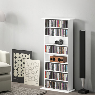 124.5cm H Media Shelves