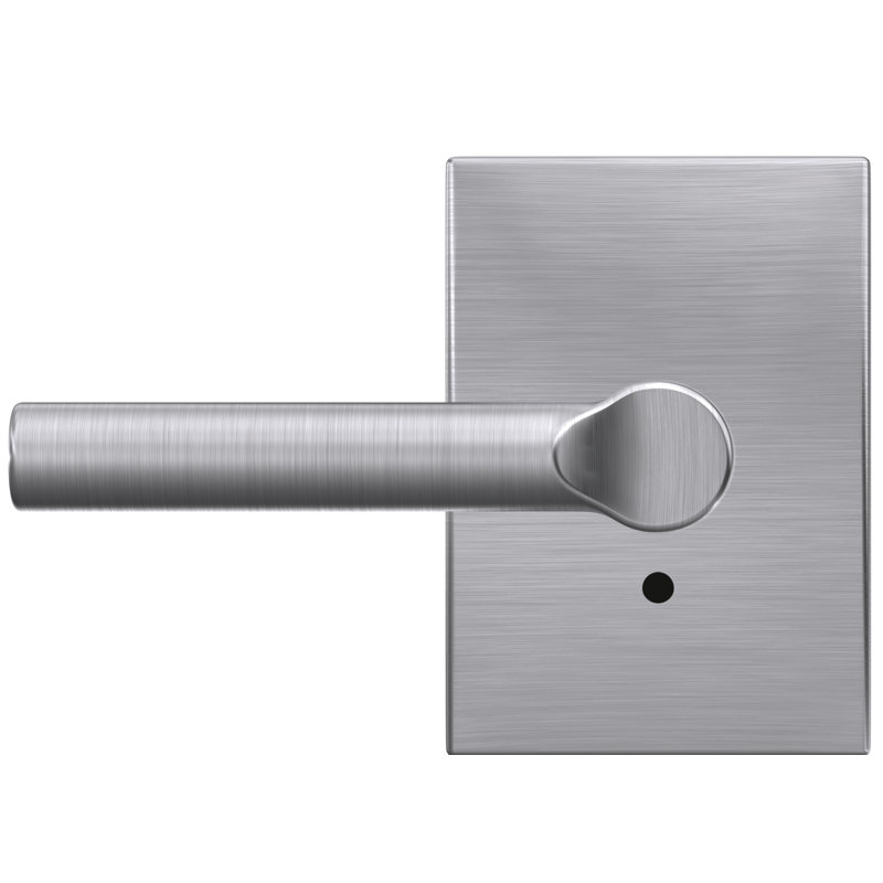 Custom Broadway Non-Turning Lever with Century Trim, Satin Chrome