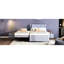 Lit double gris avec lit gigogne pliable. Bois de pin massif + cadre. Pas de sommier tapissier. Lit gigogne ajustable simple à installation simple - Design élégant