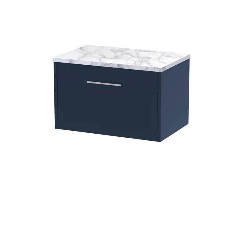 Juno 60.5cm Single Bathroom Vanity Base Only, Midnight Blue