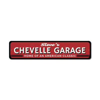 Chevy Chevelle Custom Aluminum Sign