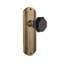 Black Crystal Waldorf Interior Mortise Door Knob with Deco Long Plate-1588275325-1588275317