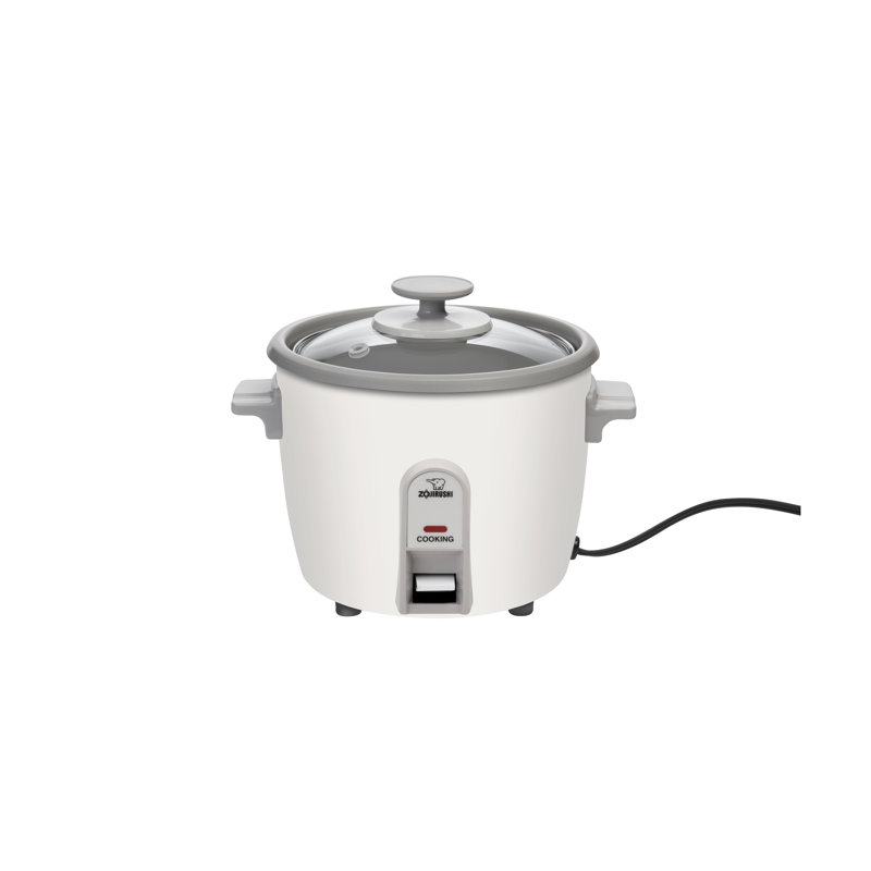 Zojirushi 3 Cup (Uncooked) Rice Cooker, White