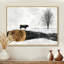 «Donail Winter Farm with Cow In The Field Landscape I», art mural ferme-1938350923-2100296139-1938350924
