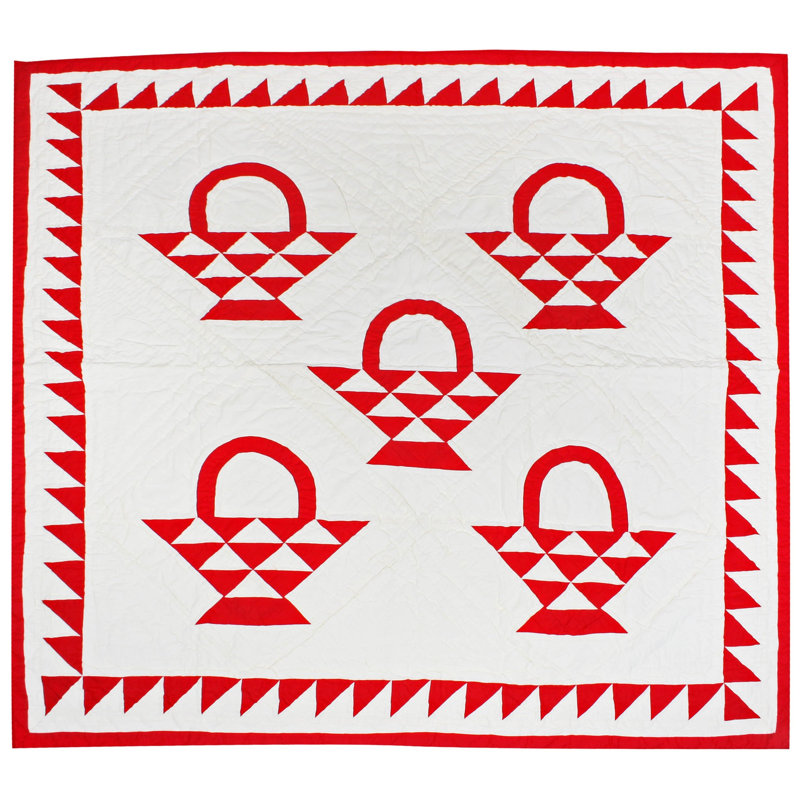 Nunez Cotton Quilt, Red