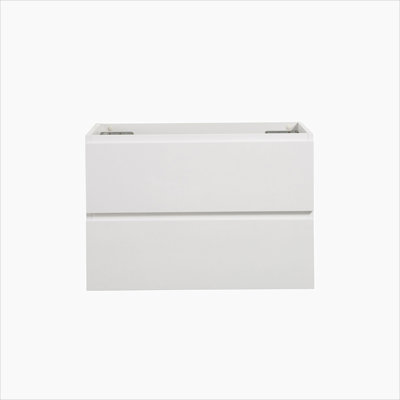 Wall mount cabinet WITHOUT basin,With two drawers